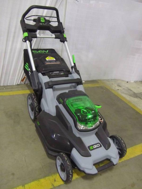 lot 7 image: EGO 20 in. 56 Volt Lithium Ion Cordless Push Mower with 5.0Ah Battery