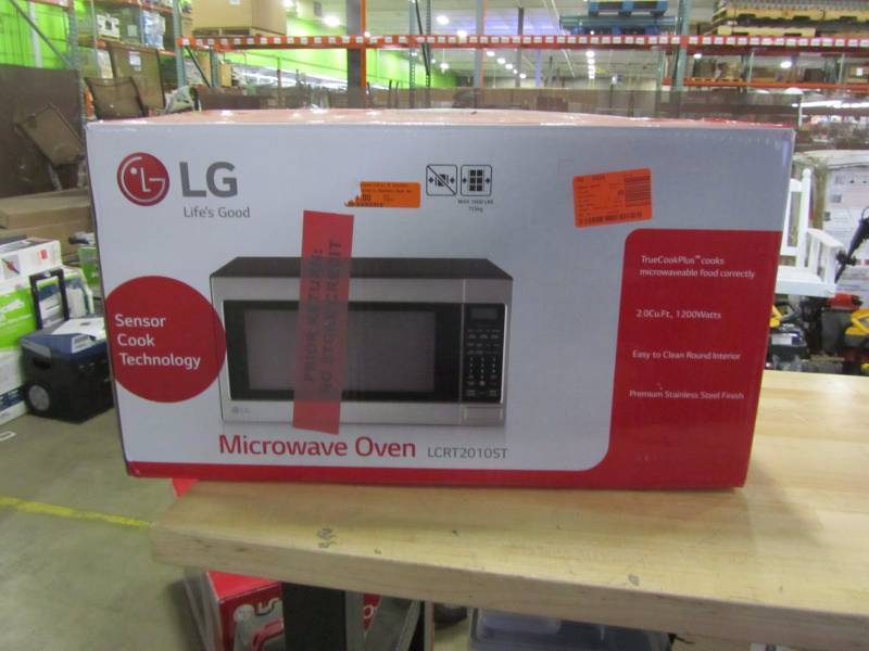 lot 47 image: LG Electronics 2.0 cu. ft. Countertop Microwave in Stainless Steel, Built-In Capable with Sensor Cooking