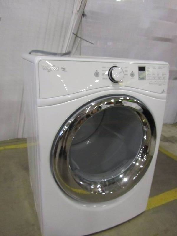 lot 53 image: Whirlpool 7.4 cu. ft. Electric Dryer with Steam in White, ENERGY STAR