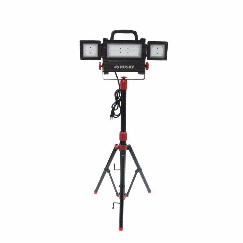 lot 88 image: (2) Husky 5 ft. 2500 Lumen Multi-Directional LED Work Light 3PL-TP-DF-24W