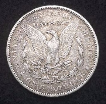 1885 P Morgan Silver Dollar