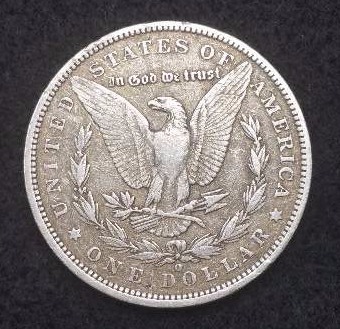 1887 O Morgan Silver Dollar