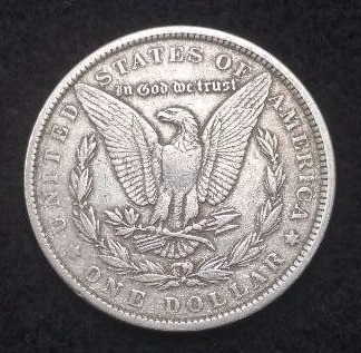 1889 P Morgan Silver Dollar