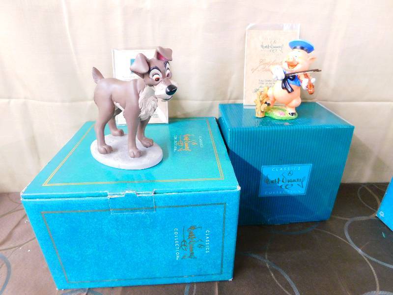 lot 461 image: CLASSICS WALT DISNEY COLLECTIONS FIGURINES