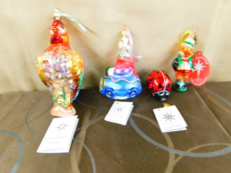 lot 487 image: CHRISTOPHER RADKO EASTER SPRING HOLIDAY ORNAMENTS
