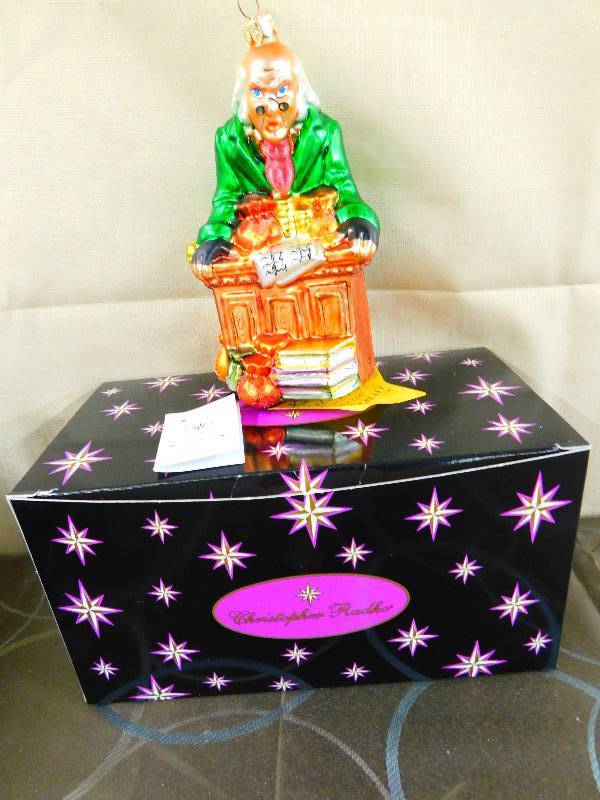 lot 503 image: CHRISTOPHER RADKO HOLIDAY ORNAMENT