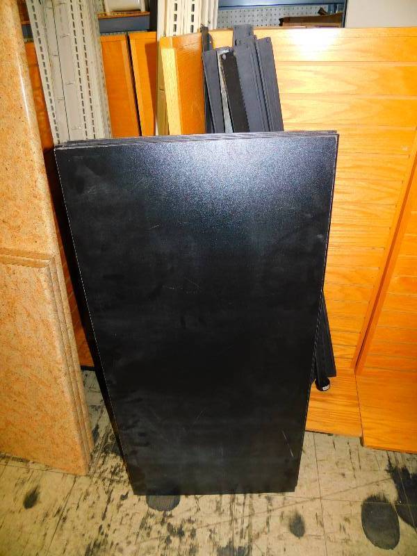 lot 56 image: BLACK SHELVES
