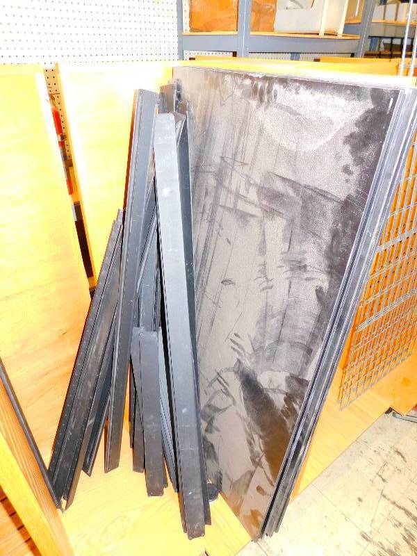 lot 62 image: BLACK SHELVES