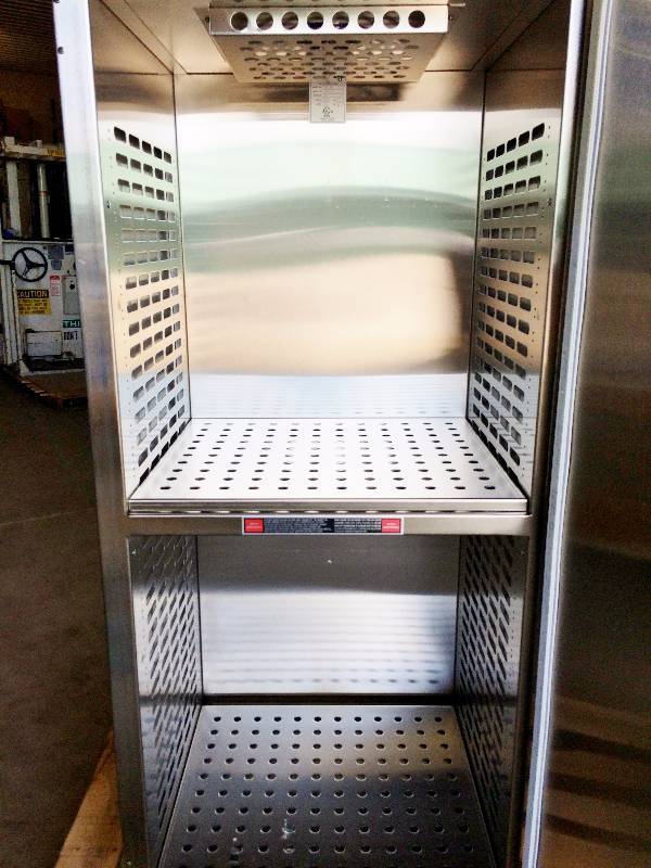 lot 5 image: Retails New $8000 - Blickman Stainless Steel Single Door 4 Adjustable Shelves Mobile Solution  Blanket Warming Cabinet - Like New Condition Great For Spas, Fitness Clubs, Bed & Breakfasts, Veterinary Clinics, Elder Care Facilities & More