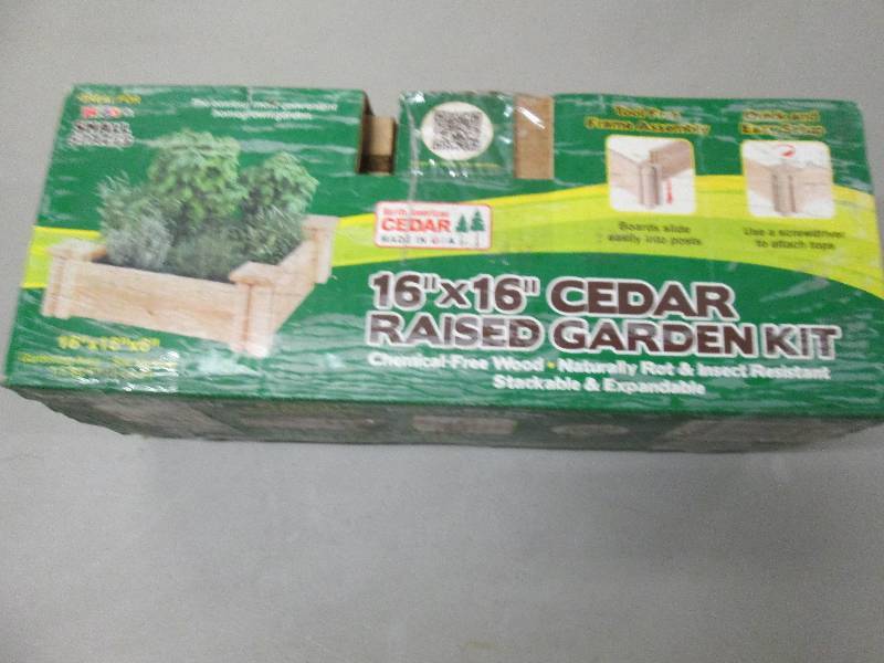 lot 15 image: 16x16 inch Raised Garden Kit...