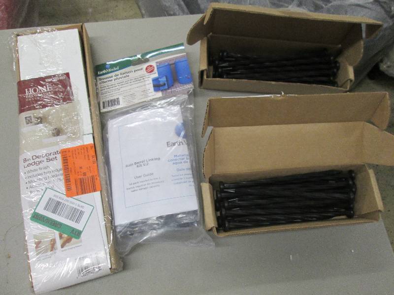 lot 16 image: Rain Barrel Linking Kit, 8 inch Led...