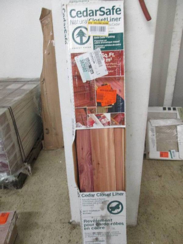 lot 29 image: Case of Cedar Closet Liner...