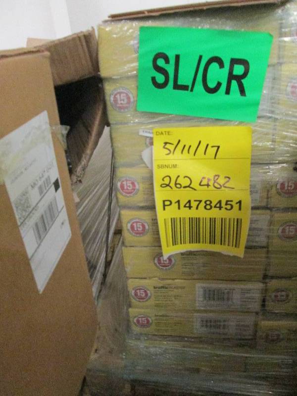 lot 40 image: 9 cases Traffic Master Dark Brown H...
