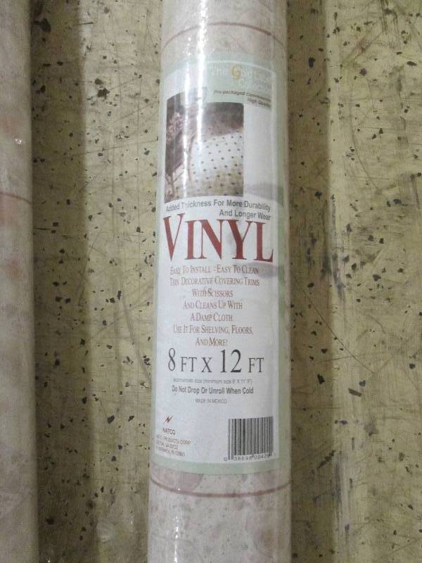 lot 68 image: 8 ft. x 12 ft. Vinyl Unbound Remnan...