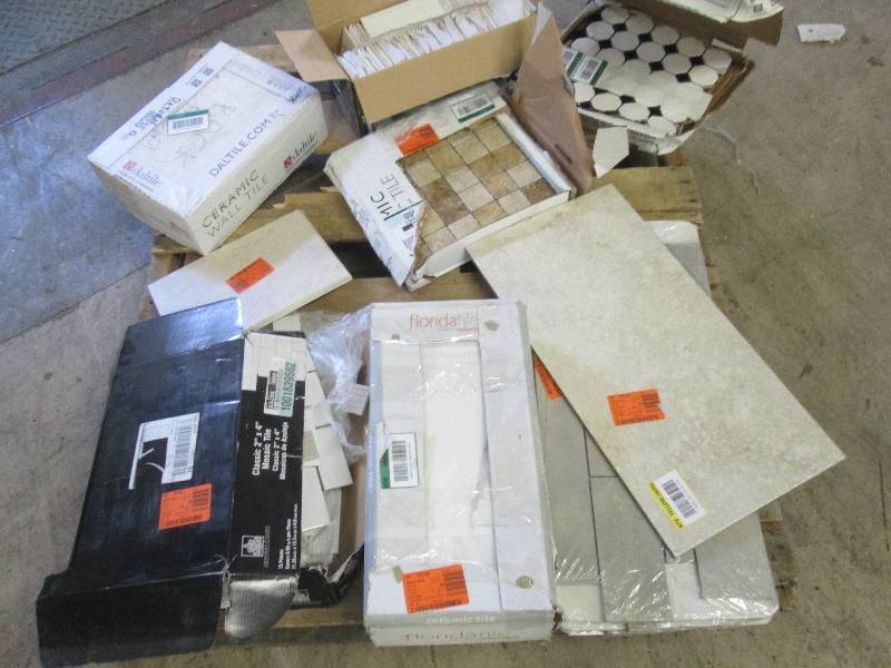 lot 76 image: Pallet of Assorted Tile...