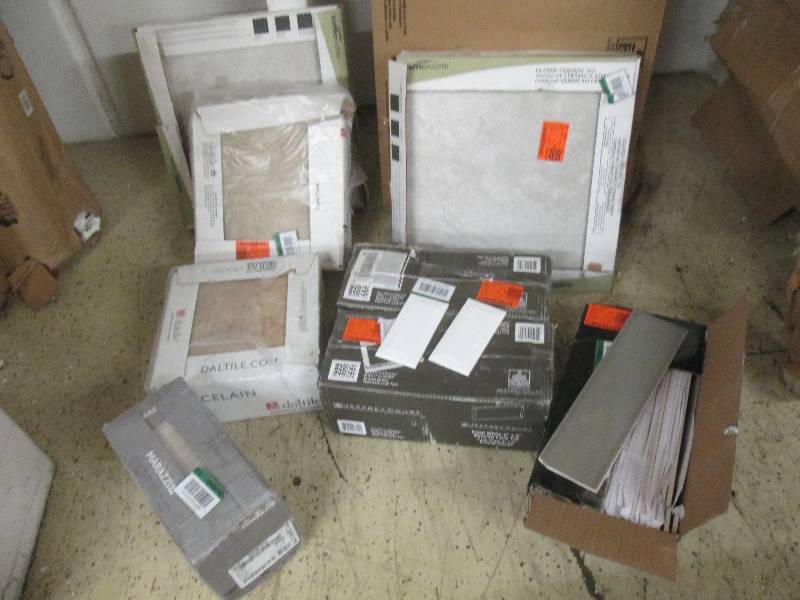 lot 77 image: 8 Cases of Assorted Tile...