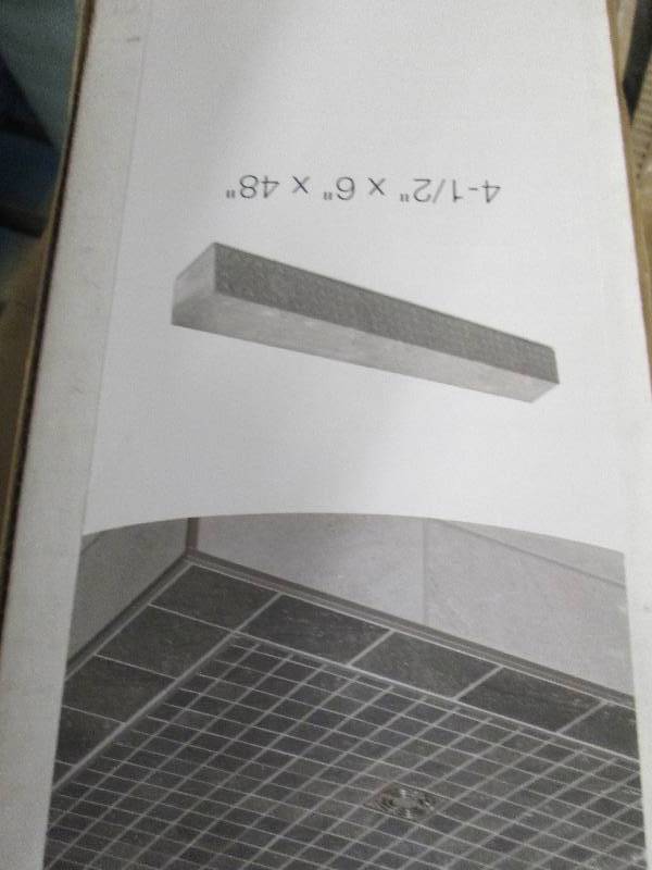 lot 102 image: Schluter Kerdi-Shower 48 in. x 4-1...