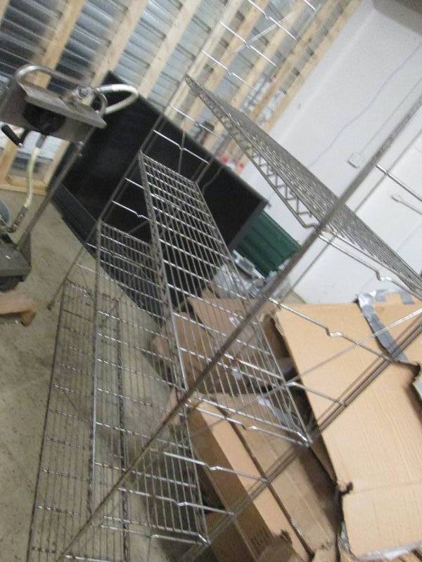 lot 111 image: Metal Storage Shelving Unit 59x72 i...