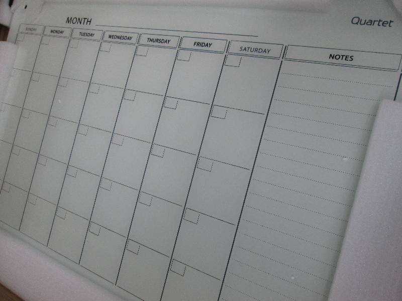 lot 150 image: 3x2 Glass Calendar Retail $62.08...