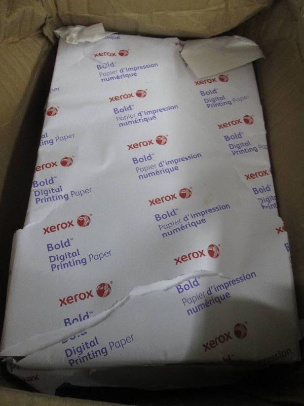 lot 168 image: 3 Reams of Xerox 17x11 Paper...