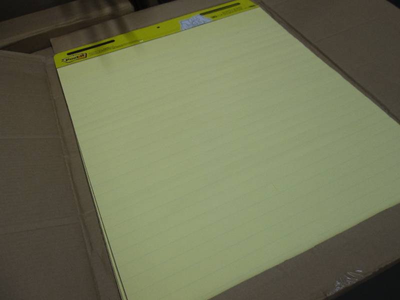 lot 180 image: 4 pk of 30 Sheets 3M 25x30 Easel P...