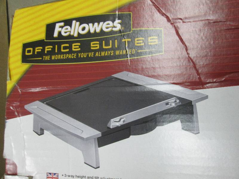 lot 195 image: Fellowes Monitor Riser Plus Support...