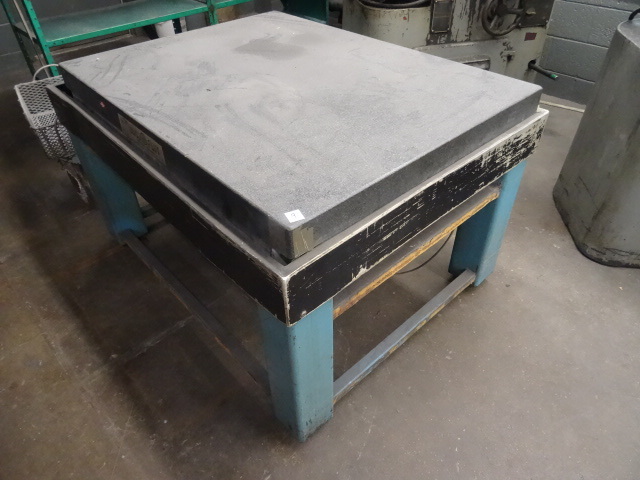 lot 9 image: 48 x 36 granite surface plate mount...