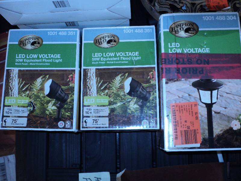 3 led flood lights...
