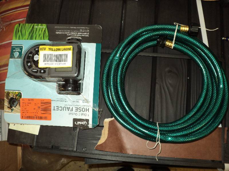 orbit hose faucet timer and hose, r...
