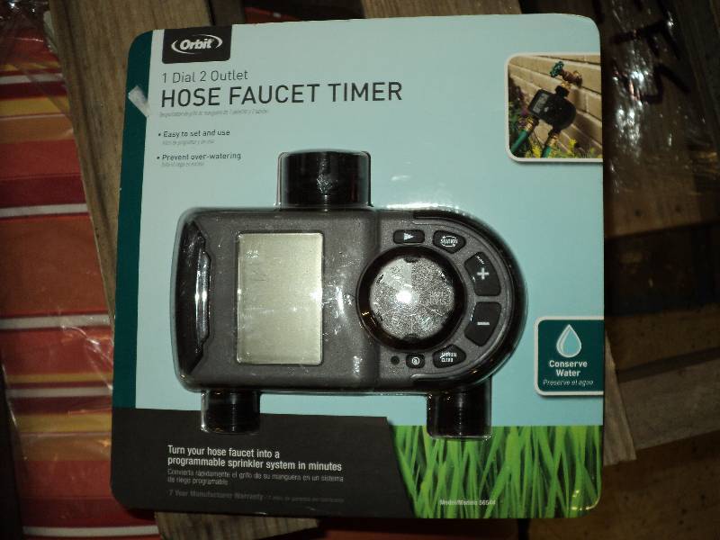 orbit hose faucet timer retail $56...