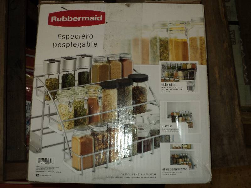 rubbermaid spice rack...