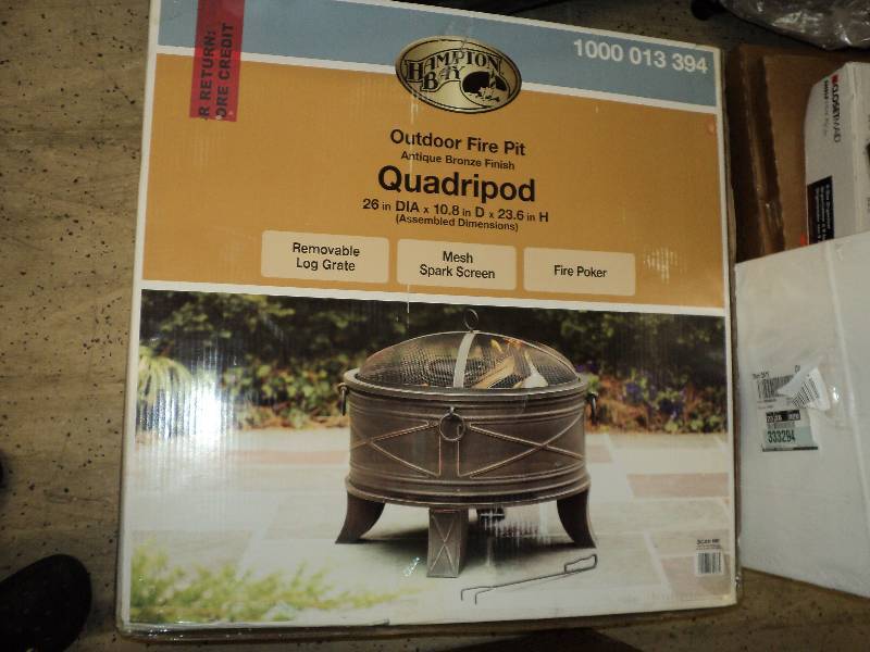 outdoor firepit...
