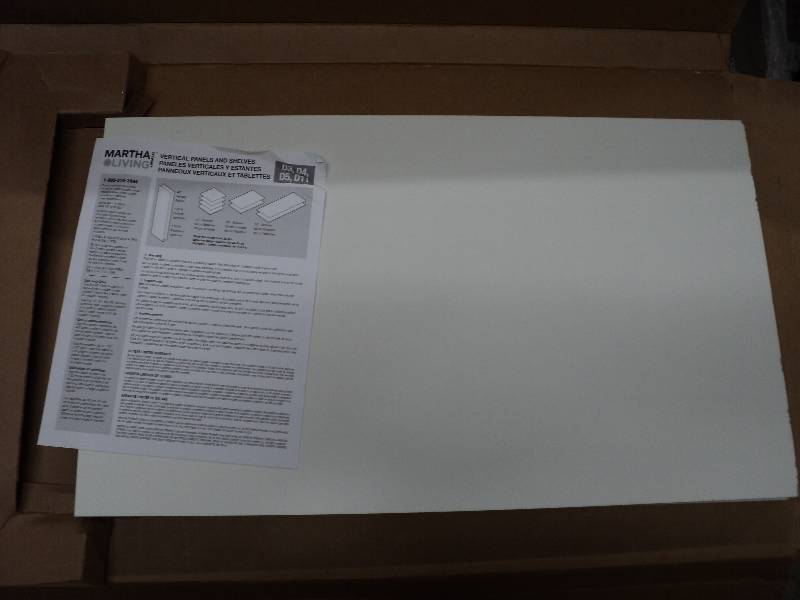4 martha living white shelves, 2 ft...