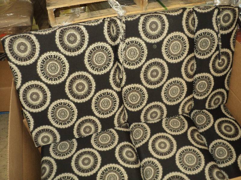 hampton bay, 4 patio chair cushions...