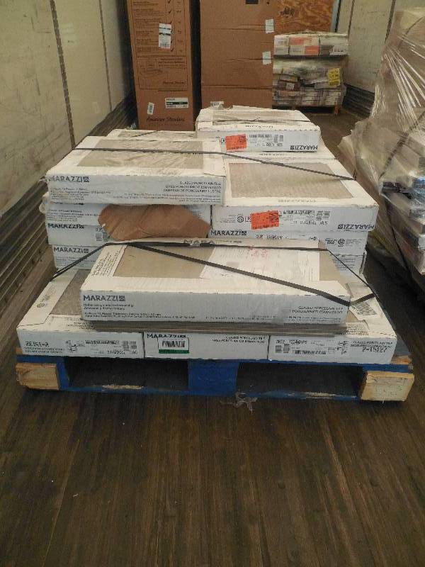 lot 4 image: PALLET LOT OF FLOORING - ALL CERAMIC TILES