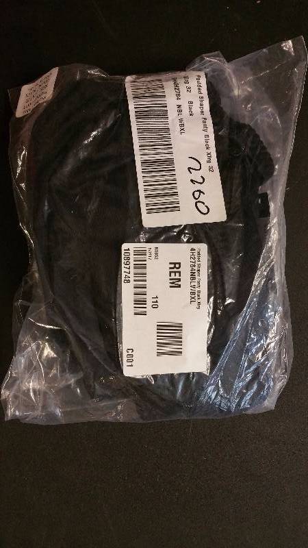 Rago Padded Shaper Panty Black Xlrg 32