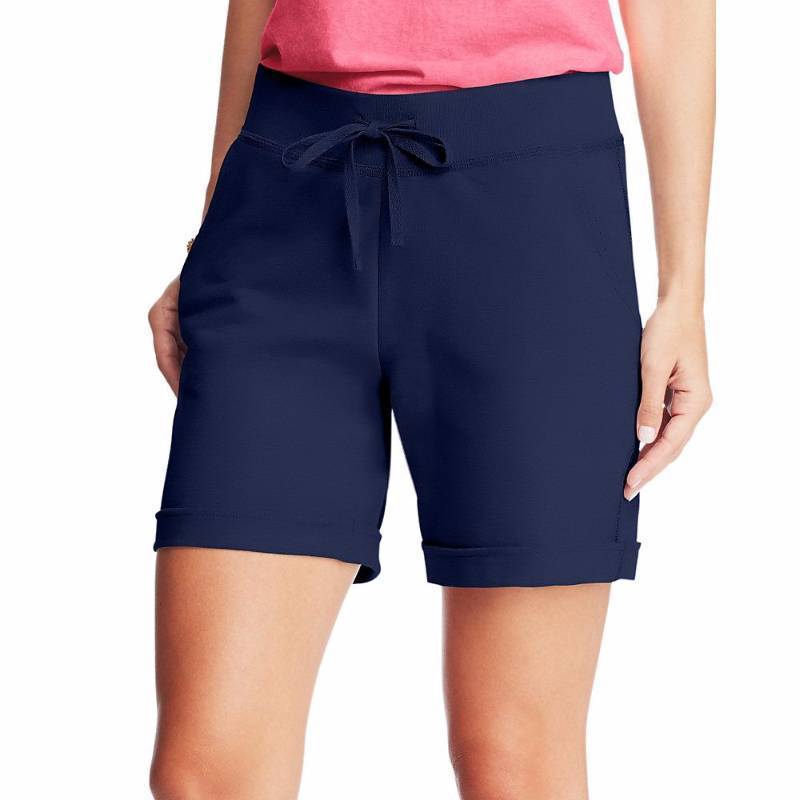 hanes french terry shorts