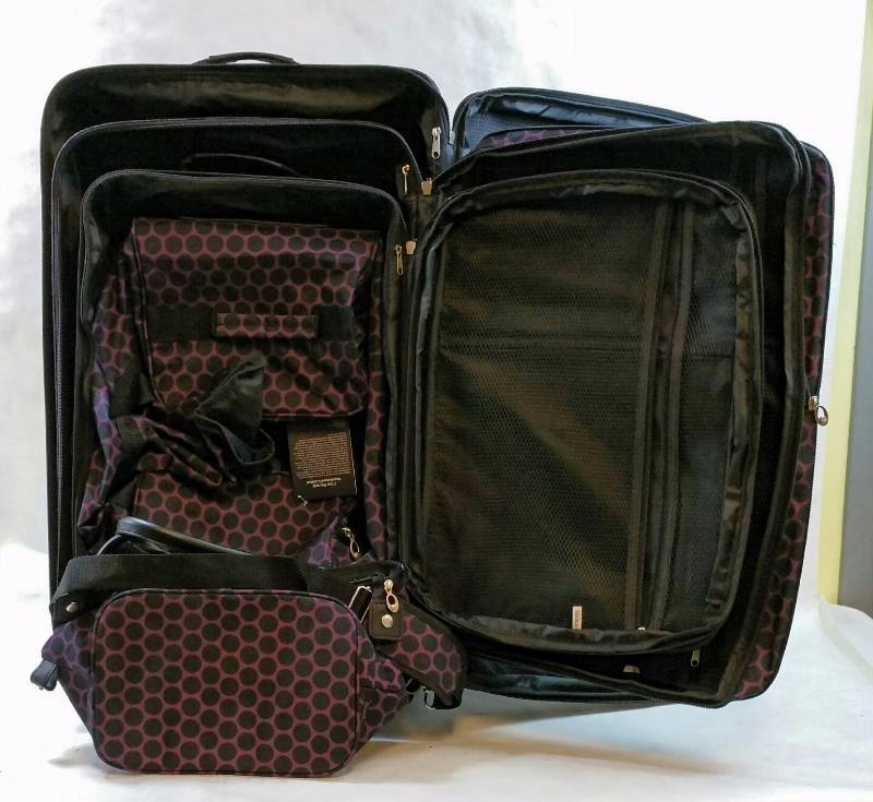 American Flyer Favo Luggage - Purple