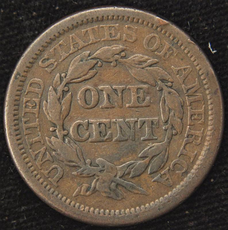 lot 14 image: 1844 US LARGE CENT FINE