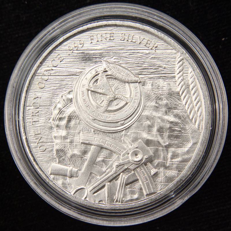 lot 16 image: 1 TROY OZ. .999 FINE SILVER PROSPECTOR IN AIRTITE HOLDER