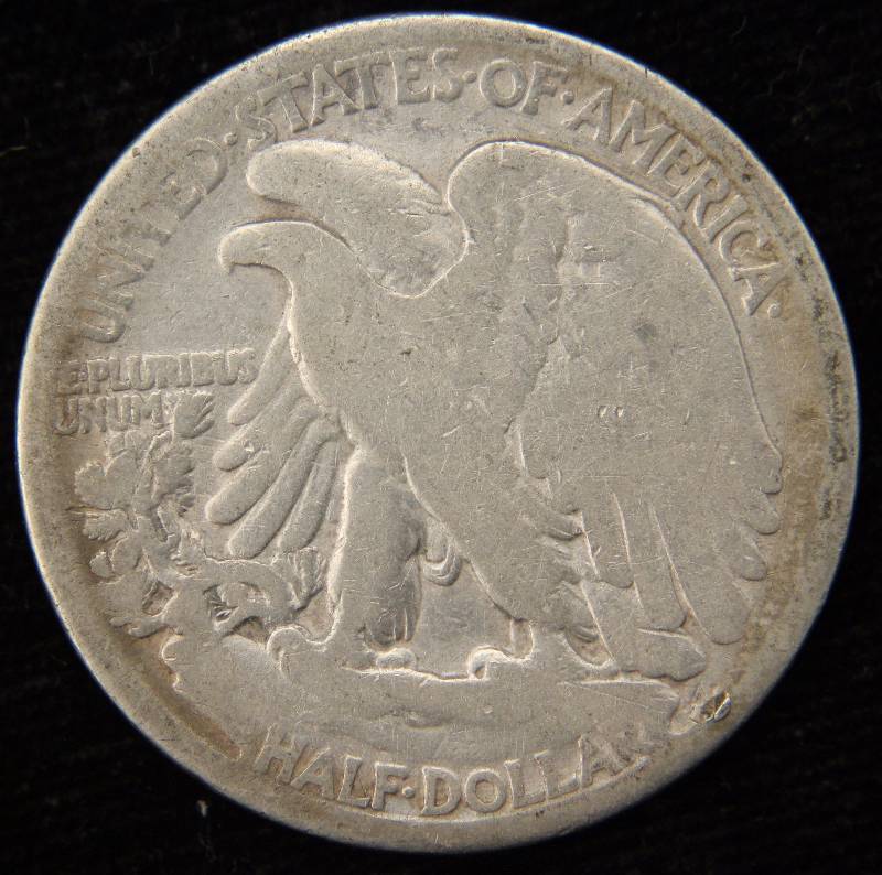 lot 25 image: 1917 WALKING LIBERTY SILVER HALF DOLLAR