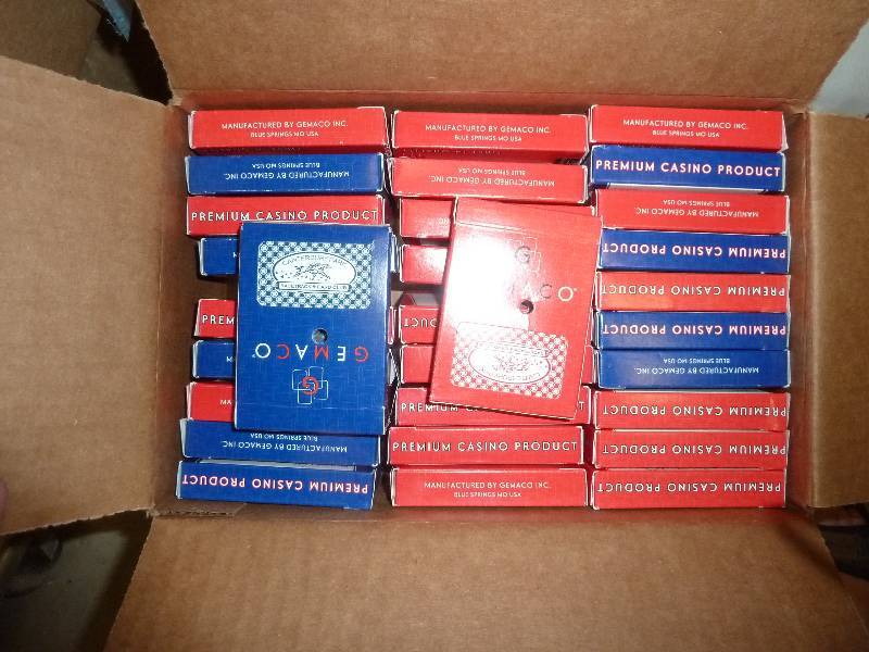 lot 30 image: 104 individually boxed casino playi...