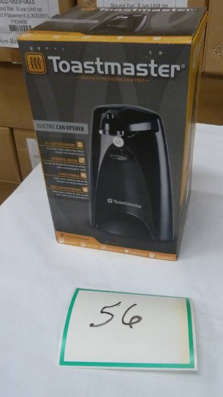 lot 56 image: new Toastmaster Can Opener...