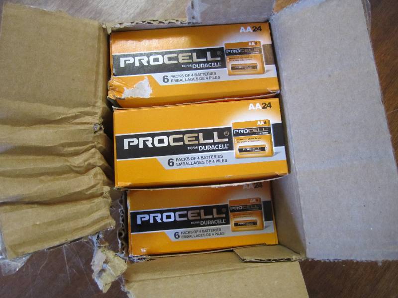 lot 4 image: AA Procell Duracell Batteries. 5 bo...