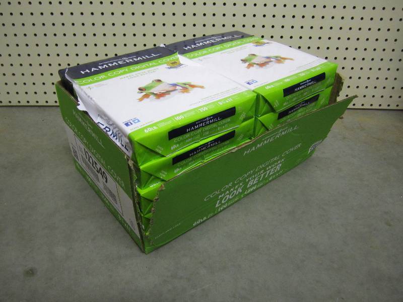 lot 22 image: Case of 2500 (10 reams of 250) prin...