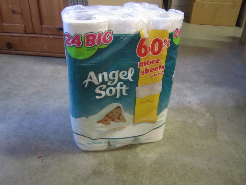 lot 45 image: Pack of 24 big roll toilet tissue....