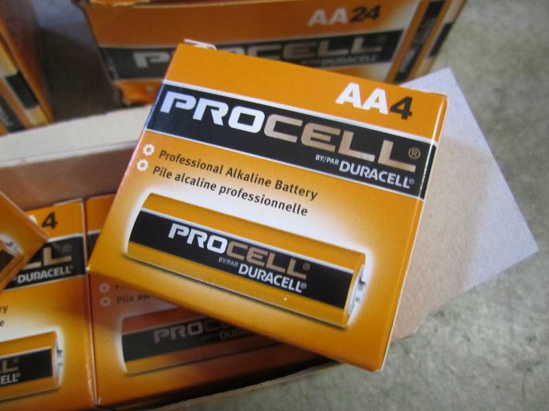 lot 58 image: AA Procell Duracell Batteries. 5 bo...
