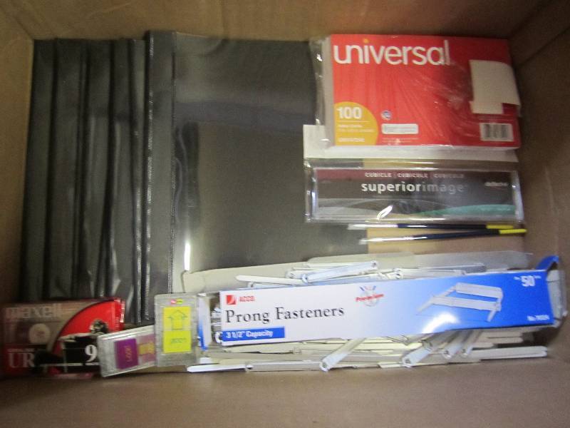 lot 59 image: Large lot of misc office supplies. ...
