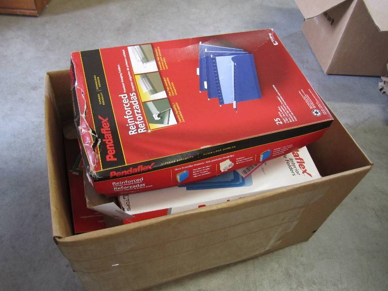 lot 130 image: Large lot of file folders hanging f...