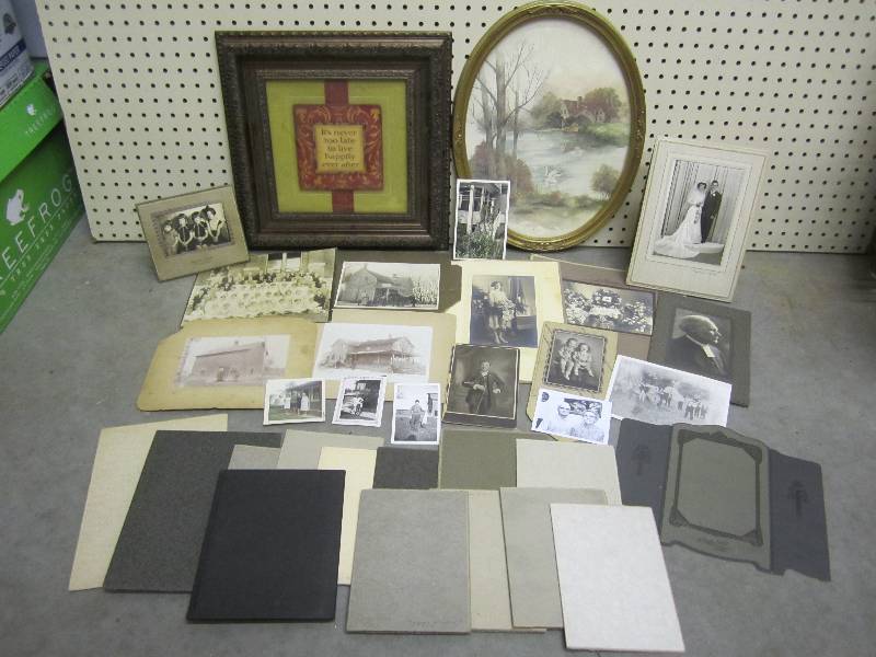 lot 141 image: Large lot of vintage pictures and e...